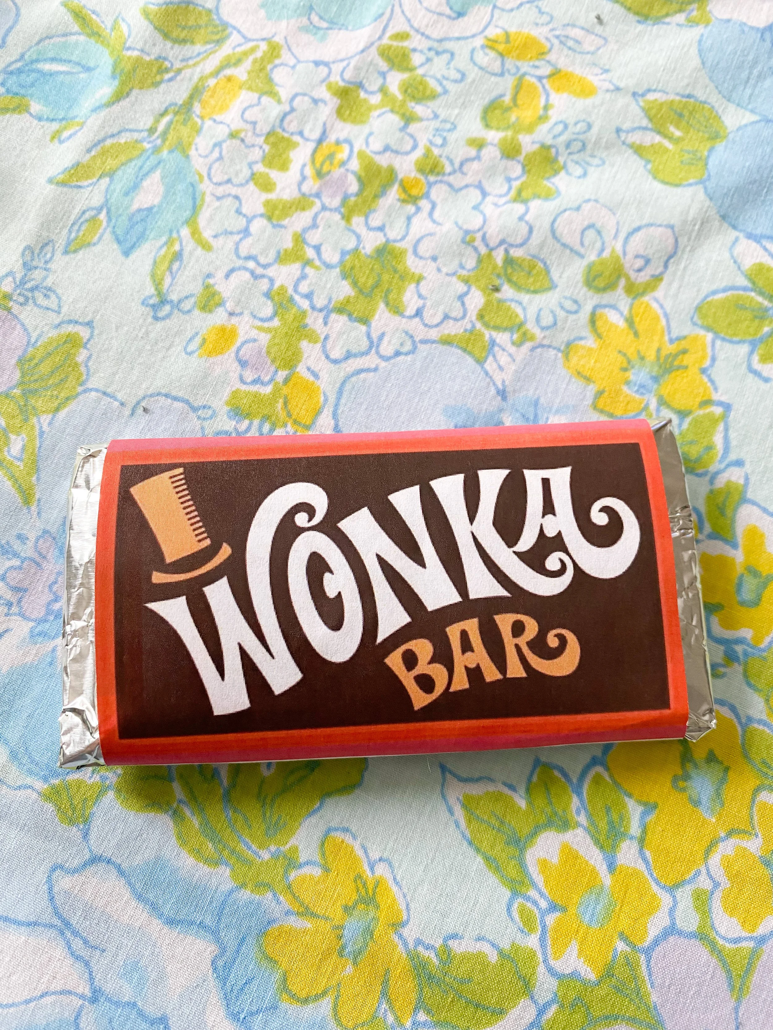 diy wonka bar craft + free printable — emily retro - vintage and